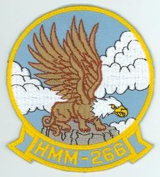 Marine Medium Helecopter Squadron 266 (HMM-266)
HMM-266 "Fighting Griffins"
1983
Boeing CH-46E Sea Knight 
