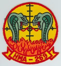 Marine Attack Helicopter Squadron 269 (HMA-269)
HMA-269 "Gunrunners"
1971-1979
Bell AH-1J Sea Cobra
Bell AH-1T (TOW) Cobra
