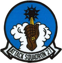 Attack Squadron 27 (VA-27)
VA-27 "Royal Maces"
1980's
LTV A-7E Corsair II


