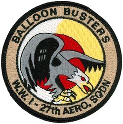 27th Fighter Squadron Heritage
Organized as 21 Aero Squadron on 15 Jun 1917. Redesignated as: 27 Aero Squadron on 23 Jun 1917; 27 Squadron (Pursuit) on 14 Mar 1921; 27 Pursuit Squadron on 25 Jan 1923; 27 Pursuit Squadron (Interceptor) on 6 Dec 1939; 27 Pursuit Squadron (Fighter) on 12 Mar 1941; 27 Fighter Squadron (Twin Engine) on 15 May 1942; 27 Fighter Squadron, Two Engine, on 28 Feb 1944. Inactivated on 16 Oct 1945. Redesignated as: 27 Fighter Squadron, Single Engine, on 5 Apr 1946; 27 Fighter Squadron, Jet Propelled, on 20 Jun 1946. Activated on 3 Jul 1946. Redesignated as: 27 Fighter Squadron, Jet, on 15 Jun 1948; 27 Fighter-Interceptor Squadron on 16 Apr 1950; 27 Tactical Fighter Squadron on 1 Jul 1971; 27 Fighter Squadron on 1 Nov 1991-.
