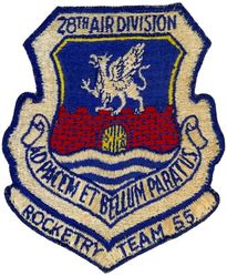 28th Air Division (Defense) Rocketry Team 1955

