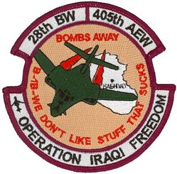 28th Bomb Wing and 405th Air Expeditionary Wing B-1B
Keywords: desert