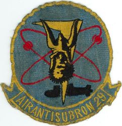 Air Anti-Submarine Squadron 29 (VS-29)
Established as Air Anti-Submarine Squadron TWENTY NINE (AIRASRON 29 or VS-29) "Dragonfires" on 1 Apr 1960; Sea Control Squadron TWENTY NINE (VS-29) on 1 Oct 1993. Disestablished on 17 Apr 2004.

VS-29 2nd insignia, used after the squadron transitioned to the S-3 in 1973.

Lockheed S-3A/B Viking, 1973-2004

