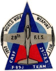 29th Fighter-Interceptor Squadron William Tell Competition 1959
