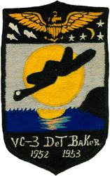 Composite Squadron 3 (VC-3) Detachment Baker 1952-1953
VC-3 "Blue Nemesis"
1952-1953
Established as VC-3 on 20 May 1949, VF(AW)-3 on 1 July 1956-2 May 1958.
Vought  F4U-5N Corsair
