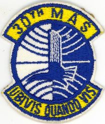 30th Military Airlift Squadron 
Translation: UBIVIS QUANDO VIS= Anytime, Anywhere
