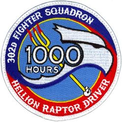 302d Fighter Squadron F-22 Pilot 1000 Hours
