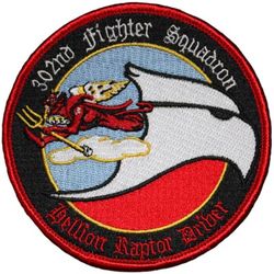 302d Fighter Squadron F-22 Pilot
