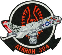 Attack Squadron 304 (VA-304) A-7 Corsair II
VA-304 "Firebirds"
1971-1986
Established as VA-304 on 1 Jul 1970-31 Dec 1994.
Vought A-7A/B/E Corsair
