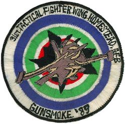 31st Tactical Fighter Wing Gunsmoke Competition 1989
