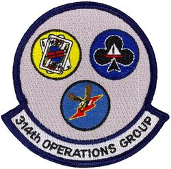 314th Operations Group Gaggle
Gaggle: 53d Airlift Squadron, 62d Airlift Squadron & 314th Operations Support Squadron. 
