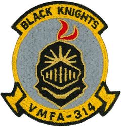 Marine Fighter Attack Squadron 314 (VMFA-314)
VMFA-314 "Black Knights"
1960's
F-4B Phantom II
