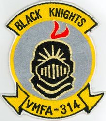 Marine Fighter Attack Squadron 314 (VMFA-314)
VMFA-314 "Black Knights"
1970's-1980's
F-4B Phantom II
F/A-18 Hornet
