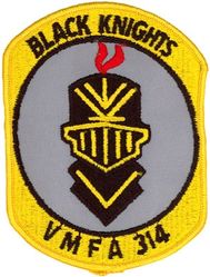 Marine Fighter Attack Squadron 314 (VMFA-314)
VMFA-314 "Black Knights"
1970's
F-4B Phantom II

