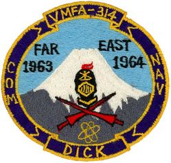 Marine Fighter Attack Squadron 314 (VMFA-314) Far East Deployment 1963-1964
VMFA-314 "Black Knights"
1963-1964
F-4B Phantom II

