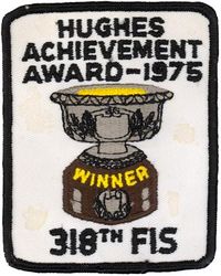 318th Fighter-Interceptor Squadron Hughes Achievement Award 1975
