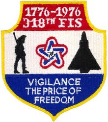 318th Fighter-Interceptor Squadron United States Bicentennial 1976

