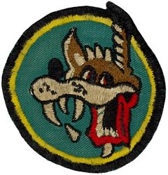 32d Tactical Fighter Squadron and 32d Fighter-Interceptor Squadron 
Constituted 32d Pursuit Squadron (Interceptor) on 22 Dec 1939. Activated on 1 Feb 1940. Redesignated 32d Fighter Squadron on 15 May 1942. Inactivated on 15 Oct 1946. Redesignated 32d Fighter-Day Squadron on 9 May 1955. Activated on 8 Sep 1955. Redesignated: 32d Tactical Fighter Squadron on 8 Jul 1958; 32d Fighter-Interceptor Squadron on 8 JuI 1959; 32d Tactical Fighter Squadron on 1 Jul 1969; 32d Fighter Squadron on 1 Nov 1991. Inactivated 1 Jul 1994.

Used circa 1959-1960, at the end of the F-100 era and into the beginning of the F-102 era. Usually worn above name tag. German made.

