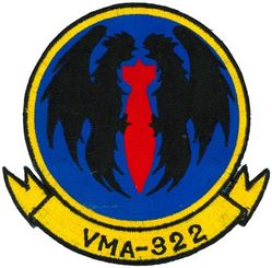 Marine Attack Squadron 322 (VMA-322)
VMA-322 "Cannon Balls"
1958-1992
FJ-3 Fury 
A-4 Skyhawk
