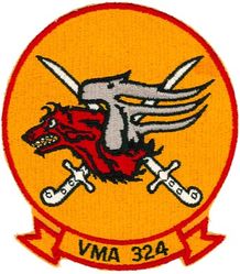 Marine Attack Squadron 324 (VMA-324)
VMA-324 "Devildogs"
1959-1974
A-4D-2 (A-4B); A-4D-2N (A-4C); A-4D-5 (A-4E); A-4M Skyhawk 

