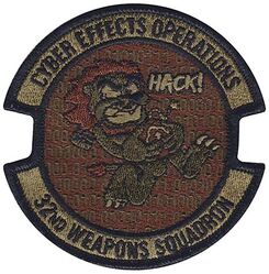 32d Weapons Squadron Cyber Effects Operations Morale
Keywords: OCP