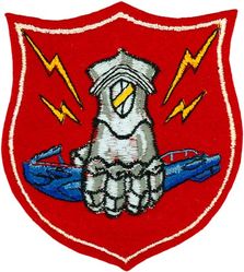 Composite Squadron 33 (VC-33)
Established Composite Squadron 33 (VC-33) "Ironmen" on 31 May 1949; All Weather Attack Squadron 33 (VA(AW)-33) on 2 Jul 1956, Airborne Early Warning Squadron 33 (VAW-33) on 30 Jun 1959; Electronic Attack Squadron 33 (VAQ-33) on 1 Feb 1968-01 Oct 1993. 

Douglas AD-5NL Skyraider

Insignia (1st) approved on 4 Aug 1949.
