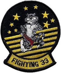 Fighter Squadron 33 (VF-33) F-14 Tomcat
VF-33 "Tarsiers"
1981-1993
Grumman F-14A/A+/B/D Tomcat
