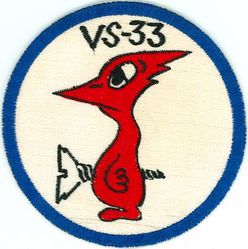 Air Anti-Submarine Squadron 33 (VS-33) 
Established as Established as Air Anti-Submarine Squadron THIRTY THREE (VS-33) on 1 Apr 1960.  Disestablished on 30 Jun 2006.

Grumman S2F-1/2E/2G Tracker, 1960-1976
Lockheed S-3A/B Viking, 1976-2006


