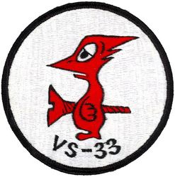 Air Anti-Submarine Squadron 33 (VS-33) 
Established as Established as Air Anti-Submarine Squadron THIRTY THREE (VS-33) on 1 Apr 1960.  Disestablished on 30 Jun 2006.

Grumman S2F-1/2E/2G Tracker, 1960-1976
Lockheed S-3A/B Viking, 1976-2006

