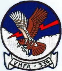 Marine Fighter Attack Squadron 334 (VMFA-334)
VMFA-334 "Falcons"
1967-1971
F4-J Phantom II

