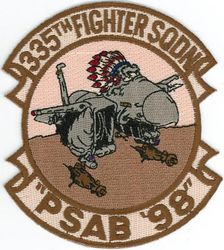 335th Fighter Squadron Operation SOUTHERN WATCH 1998
Keywords: desert
