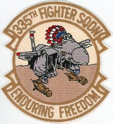 335th Fighter Squadron Operation ENDURING FREEDOM
Keywords: desert