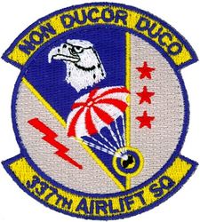337th Airlift Squadron
Translation:  NON DUCOR DUCO = I am not led, I lead

