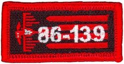 34th Bomb Squadron B-1 Aircraft # 86-0139 Pencil Pocket Tab
