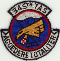 345th Tactical Airlift Squadron
Translation: ACCEDERE TOTALITER = To Approach Totally
