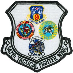 347th Tactical Fighter Wing Gaggle
Gaggle: Ninth Air Force, 70th Tactical Fighter Squadron, 69th Tactical Fighter Squadron & 68th Tactical Fighter Squadron. 
