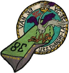 Composite Squadron 35 (VC-35) Detachment J VAN-39
Established as Composite Squadron THIRTY FIVE (VC-35) on 25 May 1950. Redesignated Attack Squadron (All Weather) THIRTY FIVE (VA(AW)-35) on 1 July 1956. Redesignated Attack Squadron ONE TWENTY TWO (VA-122) on 29 June 1959. Disestablished on 31 May 1991.

Deployment: 5 Jan 1956-23 Jun 1956, USS Shangri La (CV-38), CVG-3, Douglas AD-5N Skyraider

