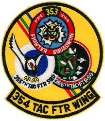 354th Tactical Fighter Wing Gaggle
Gaggle: 353th Tactical Fighter Squadron, 356th Tactical Fighter Squadron & 355th Tactical Fighter Squadron.
