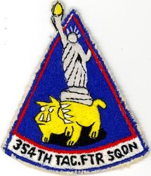 354th Tactical Fighter Squadron 
28 Nov 1965-15 Oct 1970
