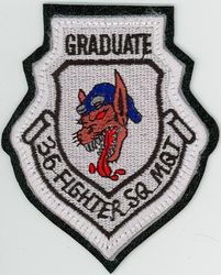 36th Fighter Squadron Graduate Mission Qualification Training
