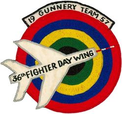 36th Fighter-Day Wing 1957  Gunnery Team
