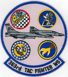 363d Tactical Fighter Wing Gaggle
Gaggle: 16th Tactical Reconnaissance Squadron, 17th Tactical Fighter Squadron, 33d Tactical Fighter Squadron & 19th Tactical Fighter Squadron. 
