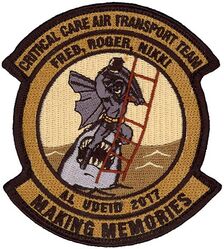 379th Expeditionary Aeromedical Evacuation Squadron Critical Care Air Transport Team 2021
