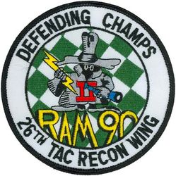 26th Tactical Reconnaissance Wing Reconnaissance Air Meet Competition 1990
