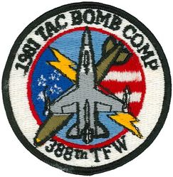 388th Tactical Fighter Wing TACTICAL BOMB COMPETITON 1981
