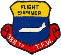 388th Tactical Fighter Wing C-130 Flight Examiner
