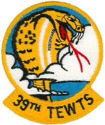 39th Tactical Electronic Warfare Training Squadron
Constituted 39 Pursuit Squadron (Interceptor) on 22 Dec 1939.  Activated on 1 Feb 1940.  Redesignated: 39 Fighter Squadron on 15 May 1942; 39 Fighter Squadron (Twin Engine) on 27 Oct 1942; 39 Fighter Squadron, Single Engine on 19 Feb 1944; 39 Fighter-Interceptor Squadron on 20 Jan 1950.  Inactivated on 8 Dec 1957. Redesignated 39 Tactical Reconnaissance Training Squadron on 18 Aug 1969. Activated on 15 Oct 1969.  Redesignated 39 Tactical Electronics Warfare Training Squadron on 15 Feb 1970.  Inactivated on 15 Mar 1974.
