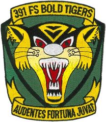 391st Fighter Squadron Morale
Translation: AUDENTES FORTUNA JUVAT = Fortune Favors the Bold
