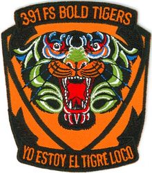 391st Fighter Squadron Morale
Translation: AUDENTES FORTUNA JUVAT = Fortune Favors the Bold
