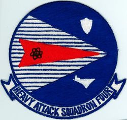 Heavy Attack Squadron 4 (VAH-4)
Established as USNR Patrol Squadron Nine Three One (VP-931) on 2 Sep 1950. Redesignated Heavy Attack Squadron Four (VAH-4) “Fourrunners” on 3 Jul 1956; VAQ-131 on 1 Nov 1968.

Douglas A3B/D-2, KA-3B, Skywarrior, 1956-1968

